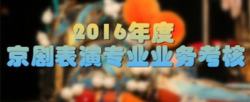 男女床上透板鸡免费微信网站国家京剧院2016年度京剧表演专业业务考...